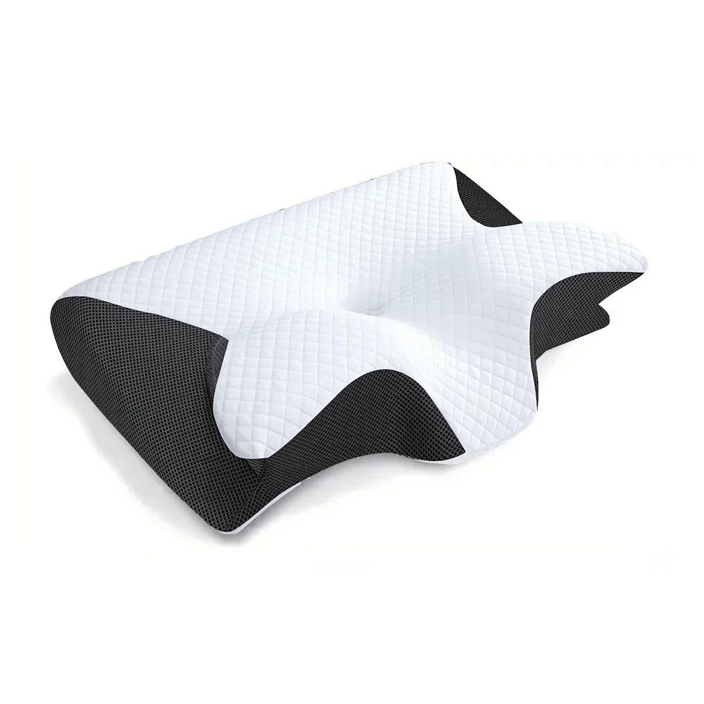 Memory Foam Cervical Pillow | Contoured Neck Support Shape