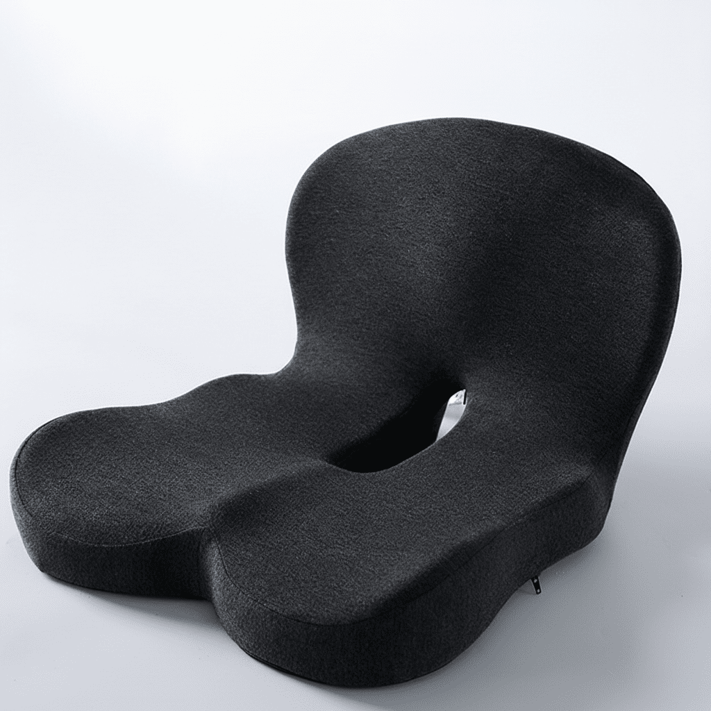 Memory Foam Pillow | Contoured Seat Cushion with Side Wings