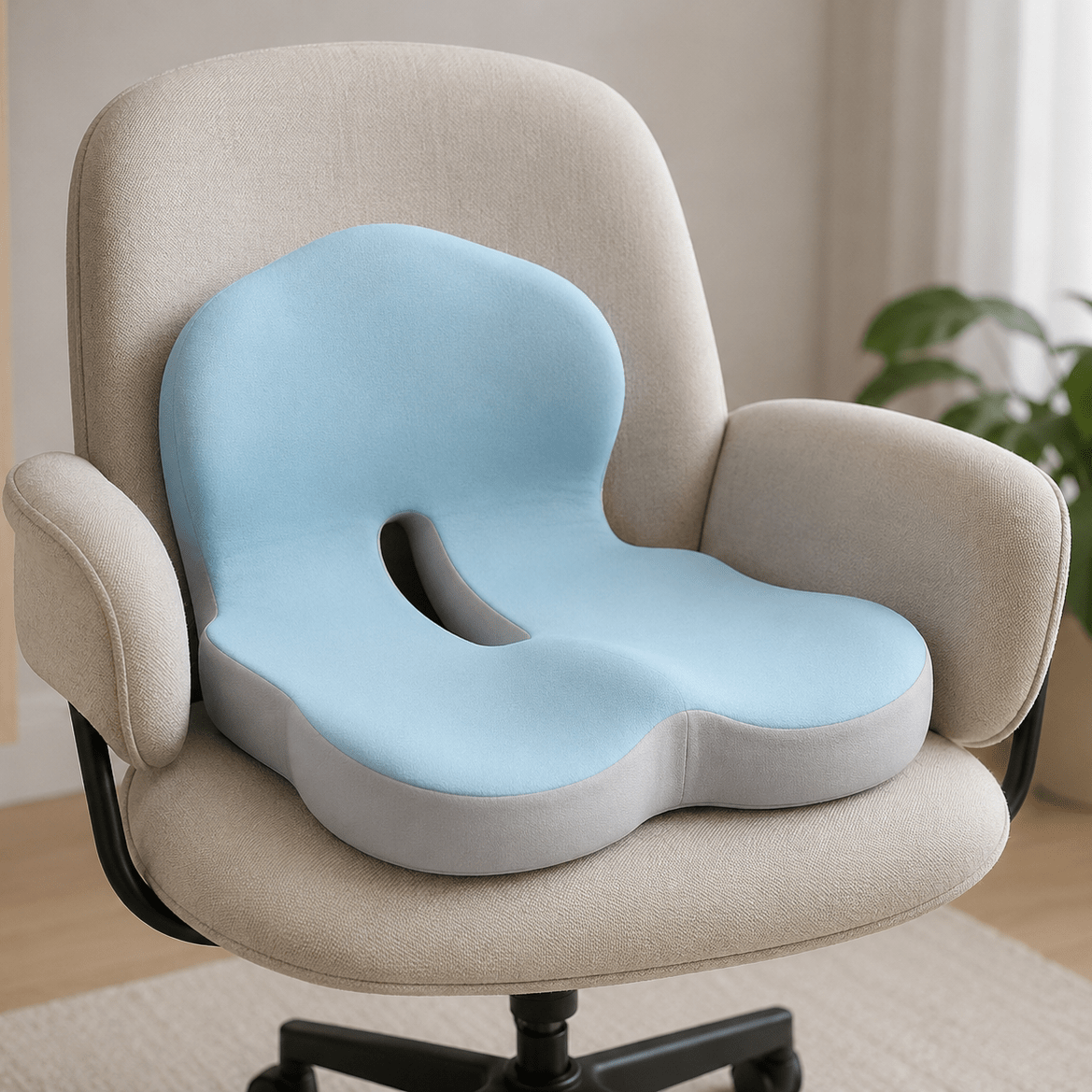 Memory Foam Pillow | Ergonomic Seat Cushion