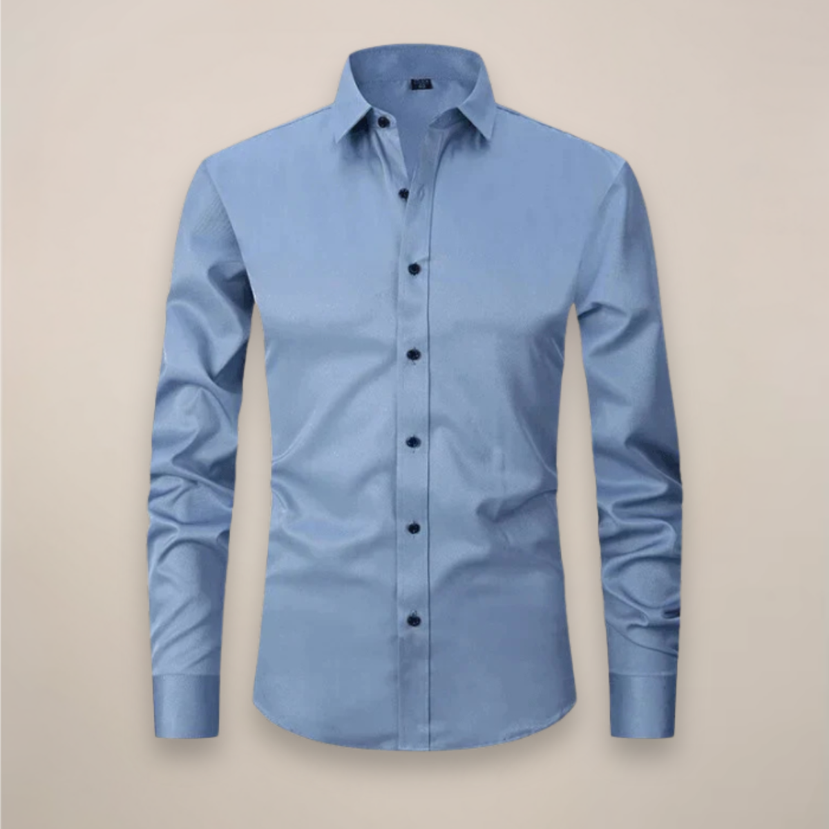 Men's Dress Shirts - Long-Sleeved Structured Fit - Wrinkle-Free - Button-Down