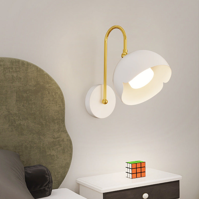 Metal Wall Lamp Minimalist Indoor Decorative with Three-Colour Dimming