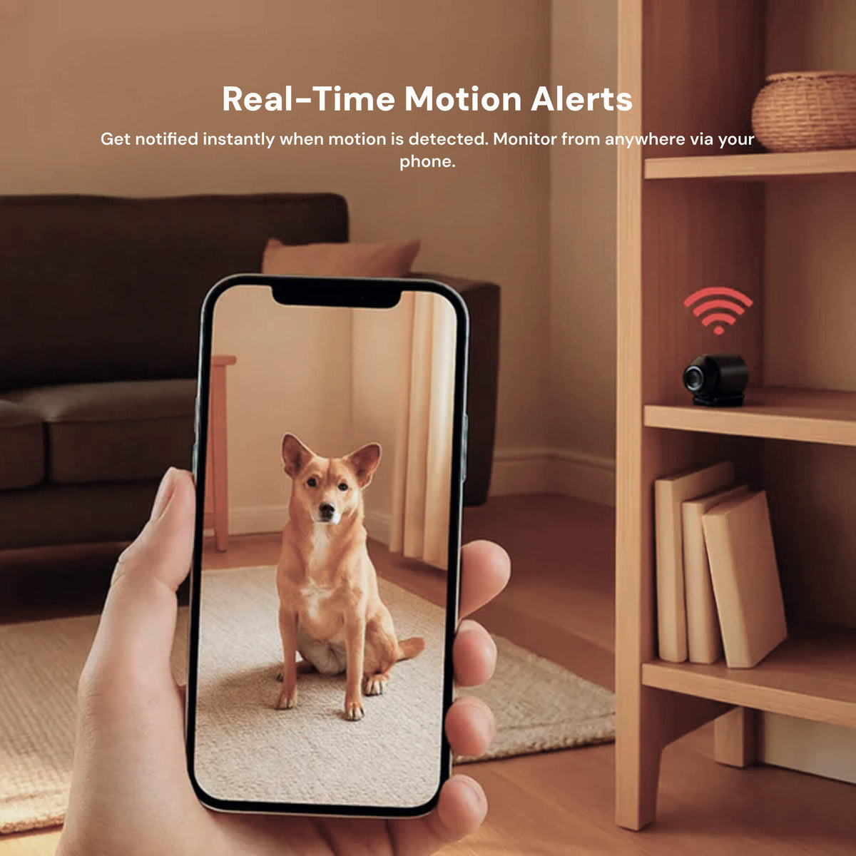 Mini Hidden Spy Camera Wireless | 1080p HD Video & Audio, IR Night Vision | Motion Alerts, Live App Streaming, MicroSD