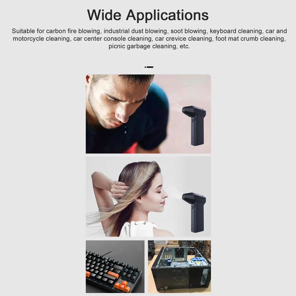 Mini Portable Blower | Cordless High-Speed Air Duster
