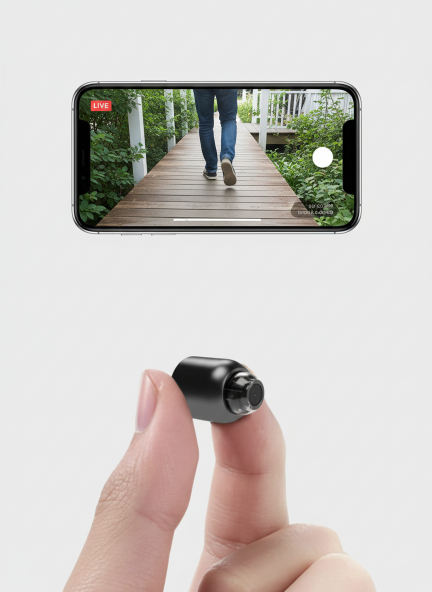 Mini WiFi Camera | 1080P Full HD, Night Vision & 140° Wide Angle | Motion Detection