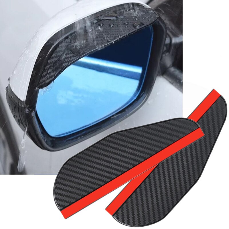 Mirror Rain Protector Flexible PVC Universal with Rain-Channelling Shape