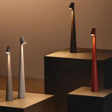Mood Lamp Cordless Rechargeable LED Tap-Activated with Stepless Dimming