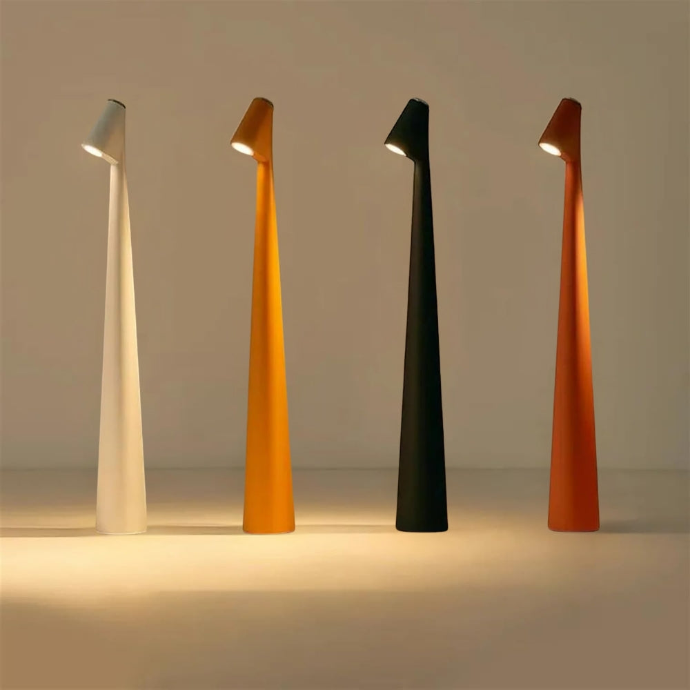 Mood Lamp Cordless Rechargeable LED Tap-Activated with Stepless Dimming