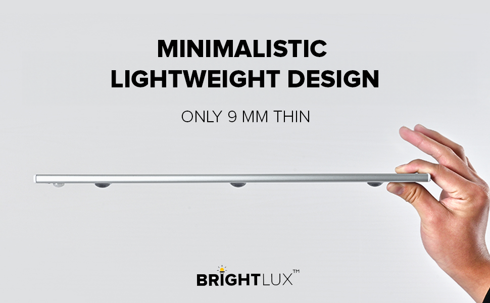 Motion Sensor Light Aluminium | Wireless Magnetic Mount, 30-Day Battery | Adjustable Brightness & Colour Modes