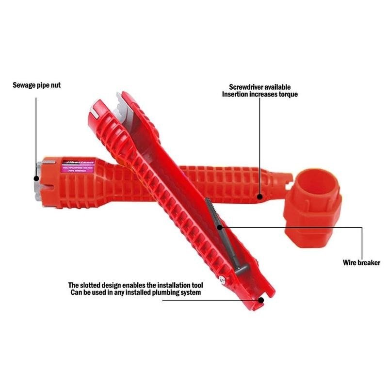 Multi Key Flume Magic Wrench | Eight Sockets, One Tool