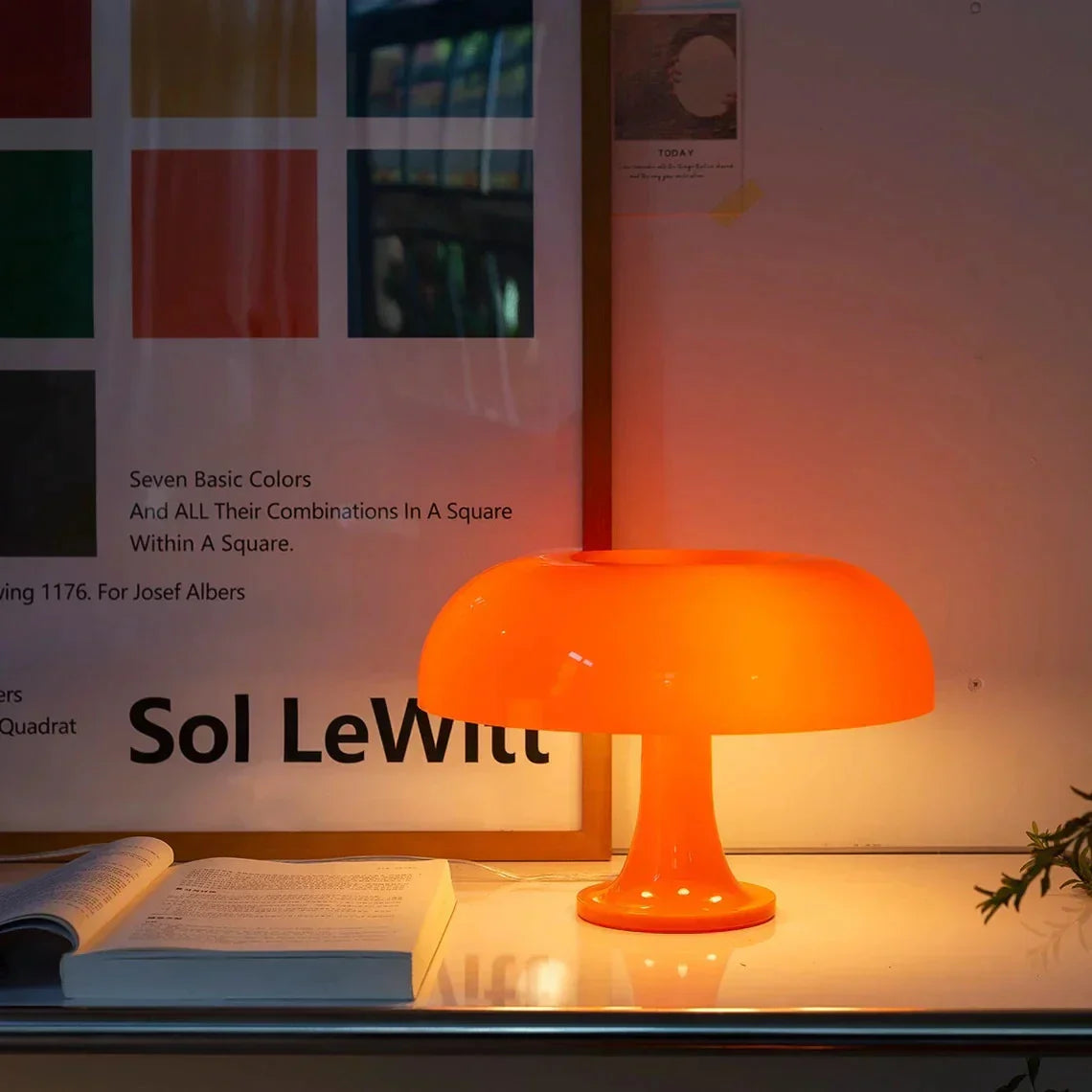 Mushroom Table Light | Domed Shade, Warm Ambient Glow
