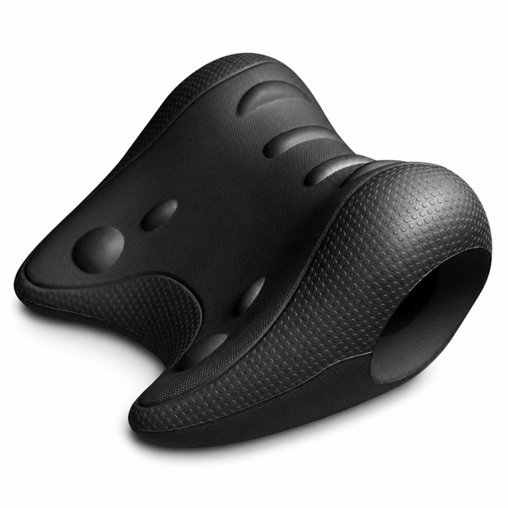 Neck Traction Pillow U-Shaped | Acupressure Nodes & Gravity Stretch | Relieves Neck, Shoulder and Posture Tension