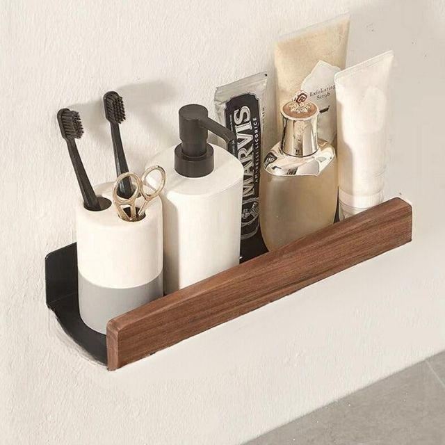 No Drill Storage Rack | Raised Front Lip, Slim Brackets