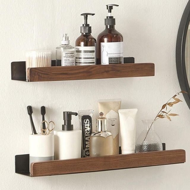 No Drill Storage Rack | Raised Front Lip, Slim Brackets