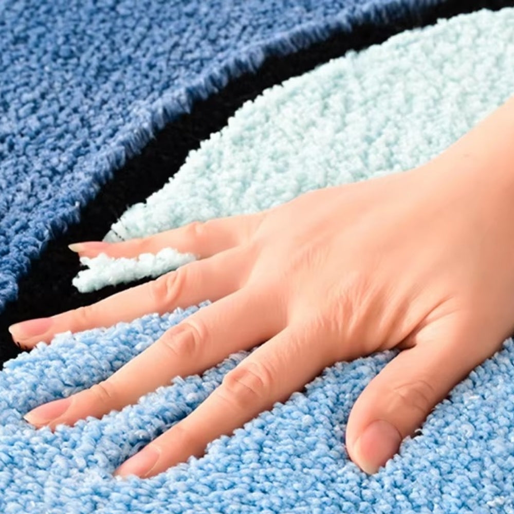 Non-Slip Bath Mat - Absorbent Microfiber Design