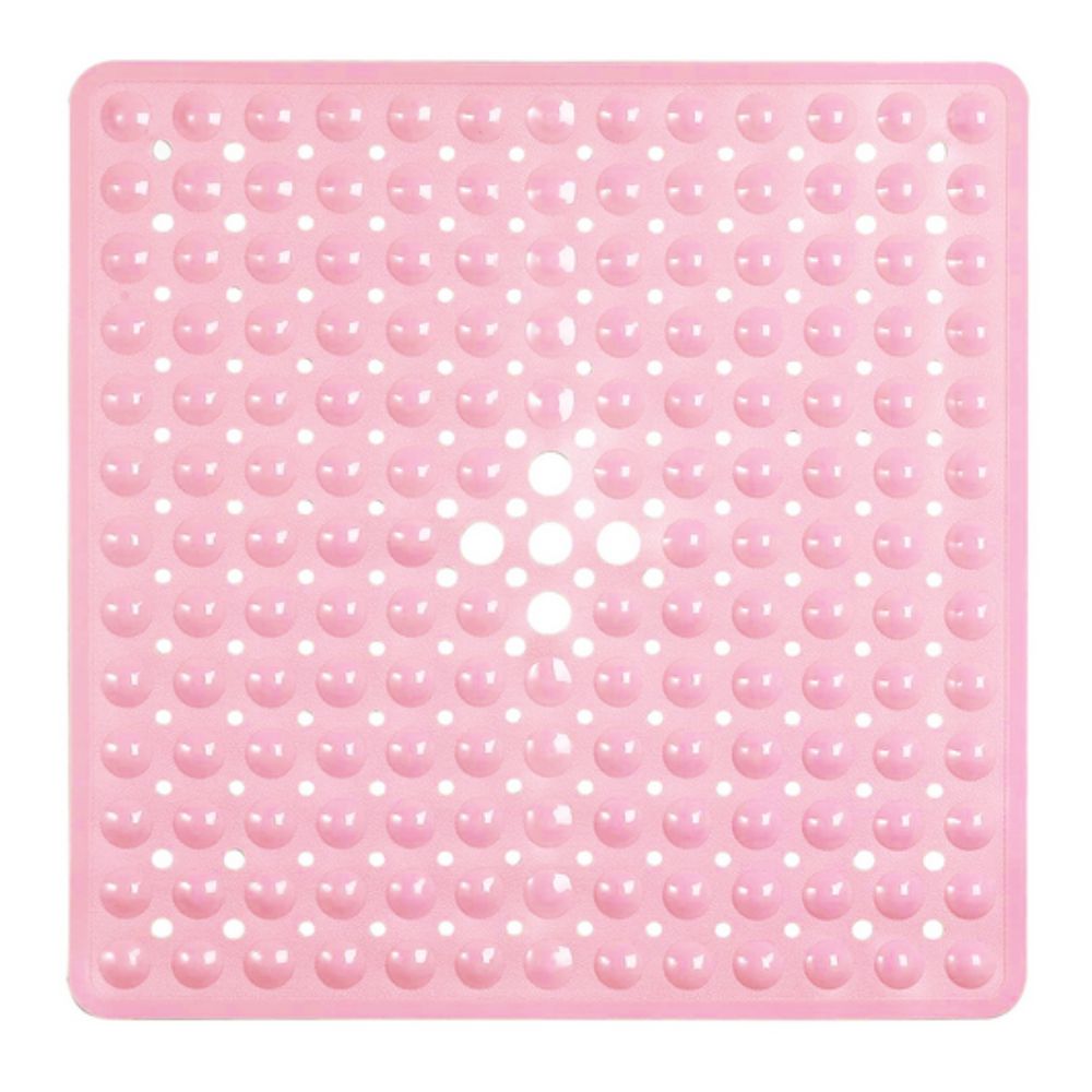 Non Slip Bath Mat Square | Suction Base, Drain Holes