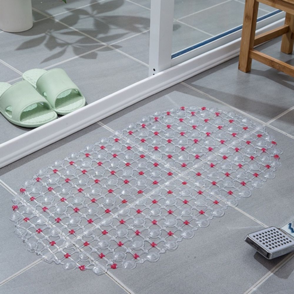 Non Slip Shower Mat - Fast Drain Open-Grid Design