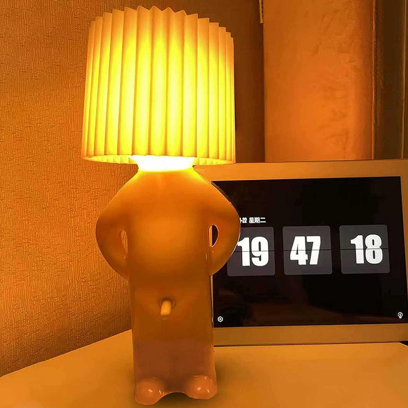 Novelty Figure LED Night Light Lamp | Plastic Frame with Plug-In Base | Soft Ambient Glow for Decor and Reading