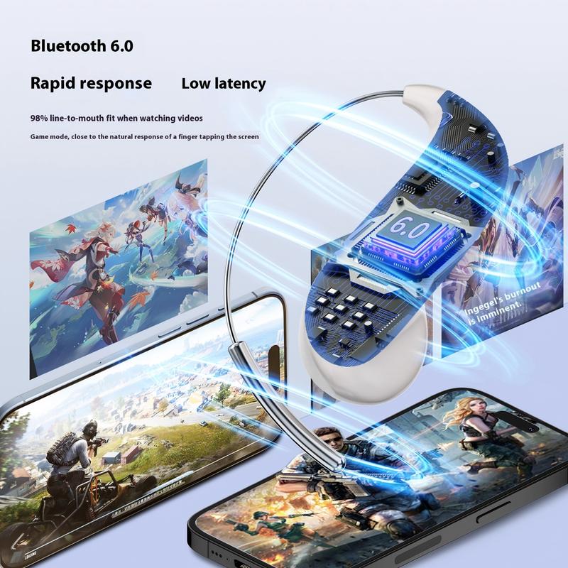 Open-Ear Wireless Earbuds | Stable Bluetooth Connection | Long Battery Life with Charging Case, IPX5 Water Resistant