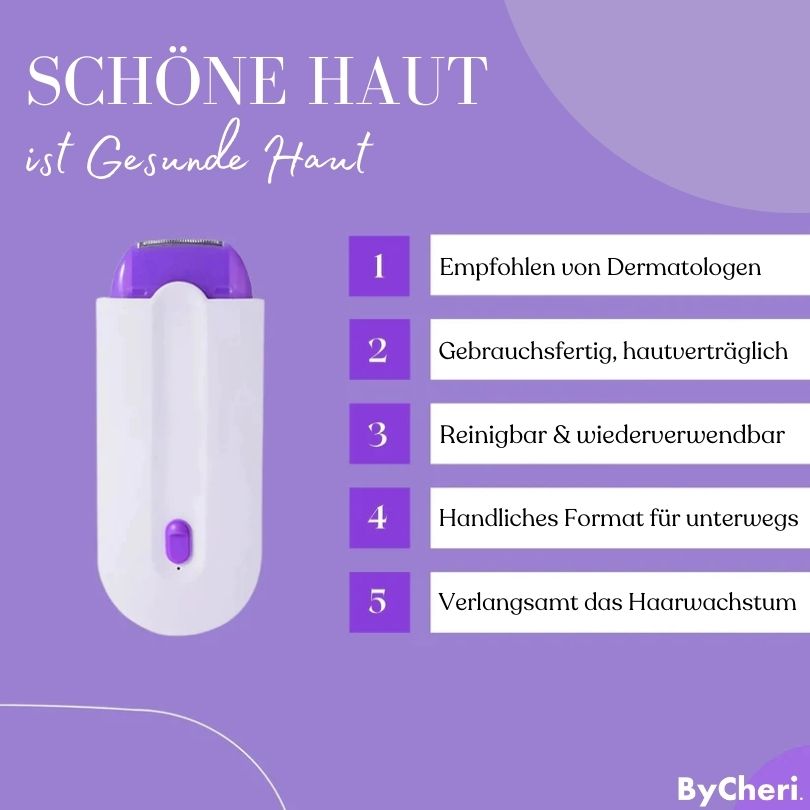 Painless Hair Removal Device | Dual-Head Micro-Oscillation & Infrared Technology | Rechargeable, Suits All Skin Types