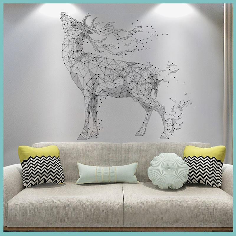 Peel-and-Stick Wall Sticker Waterproof PVC Removable with Residue-Free Removal