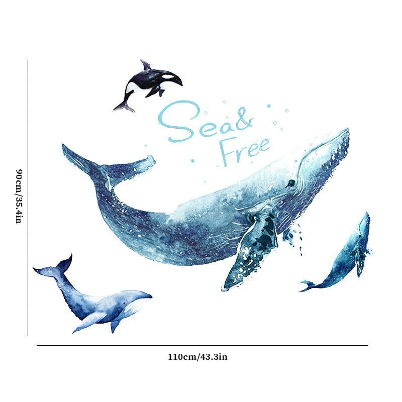 Peel-and-Stick Wall Sticker Waterproof PVC Removable with Residue-Free Removal