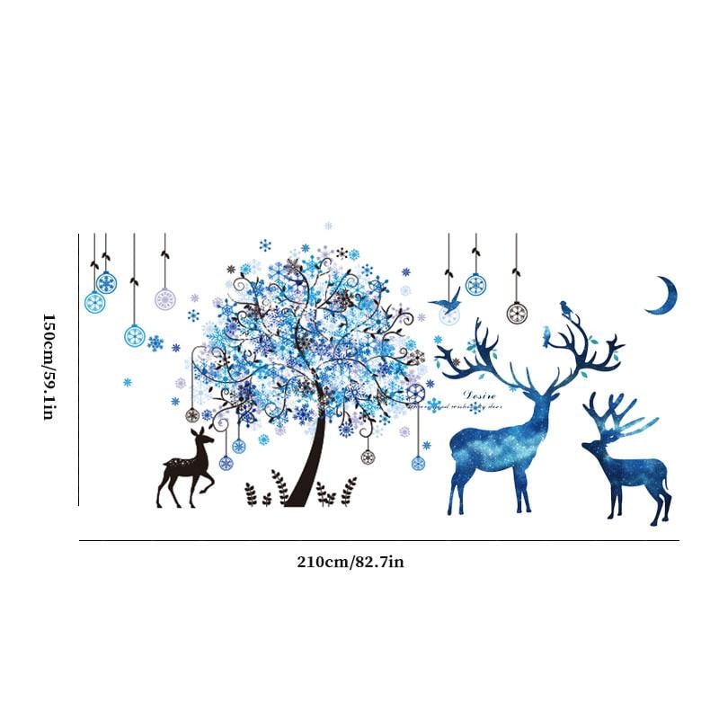 Peel-and-Stick Wall Sticker Waterproof PVC Removable with Residue-Free Removal