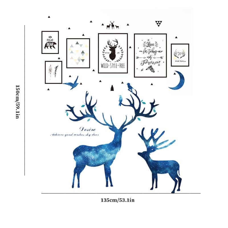 Peel-and-Stick Wall Sticker Waterproof PVC Removable with Residue-Free Removal