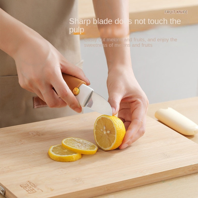 Peeler Knife 2-in-1 Stainless Steel Vegetable with Ergonomic Handle