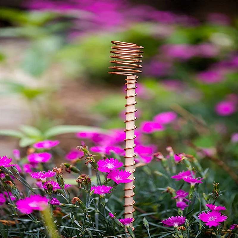 Plant Growth Antenna Stake Pure Copper Garden with No Electricity Needed