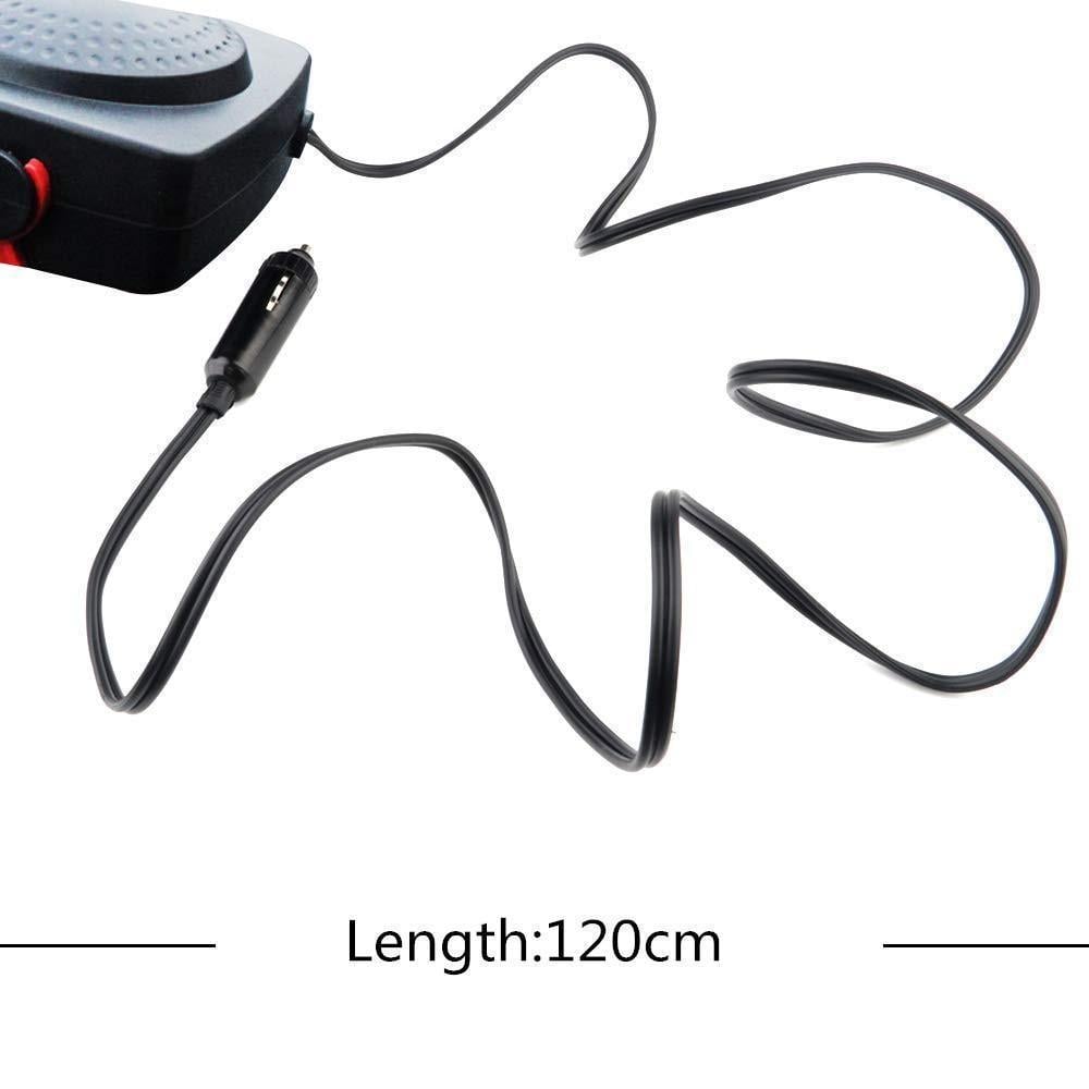 Portable Car Heater 150 W Plug-In 12 V Defroster with 180° Rotary Holder
