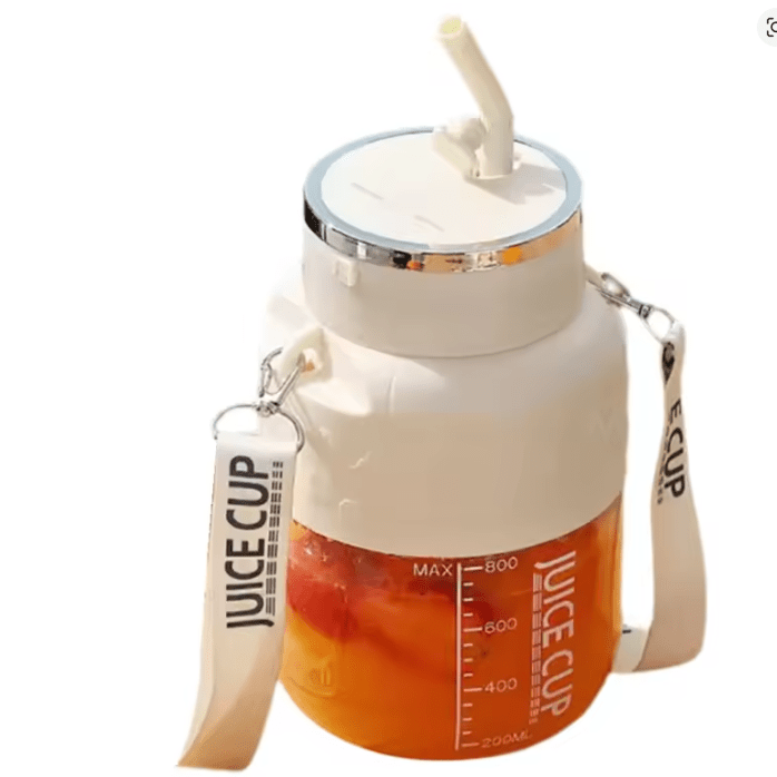 Portable Electric Blender | Graduated Jar, Clip-Down Lid