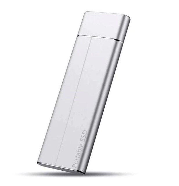 Portable SSD External Drive | USB 3.2, Up to 550 MB/s Transfer Speed | Up to 30TB Capacity, Shock-Resistant Aluminium Casing