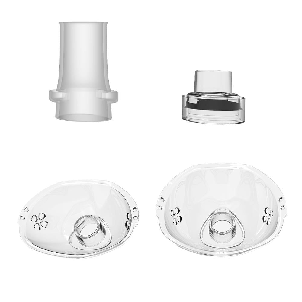 Portable Ultrasonic Nebulizer | Adjustable Airflow, 0.5-5 Micron Fine Mist | USB Rechargeable, Adult & Child Masks
