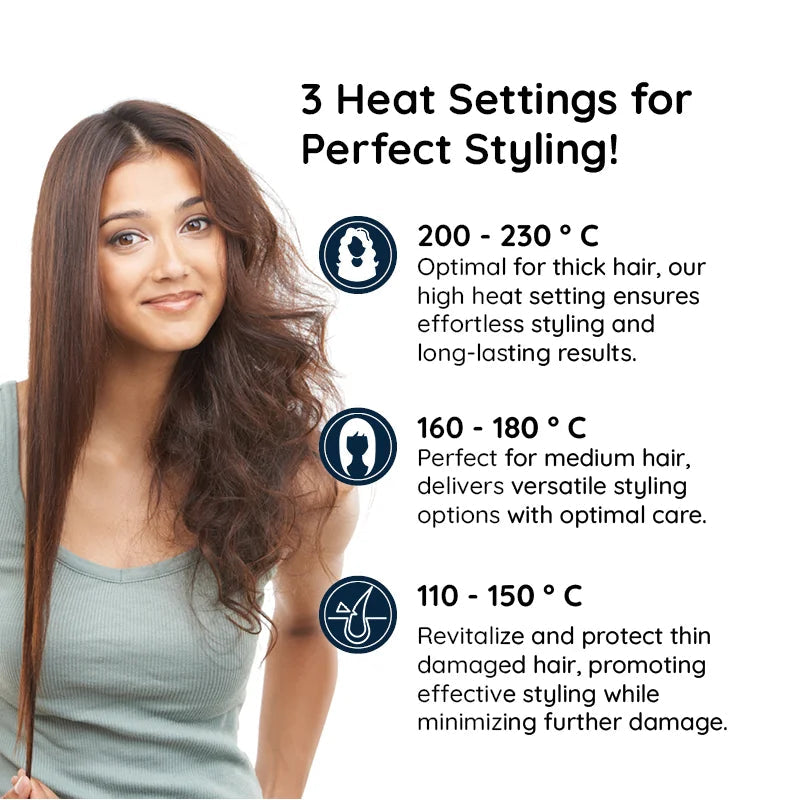 2-in-1 Rotating Hair Brush for Straightening and Styling | Rapid Heat-Up, Reduces Frizz | Smooth, Shiny Results in Minutes 5