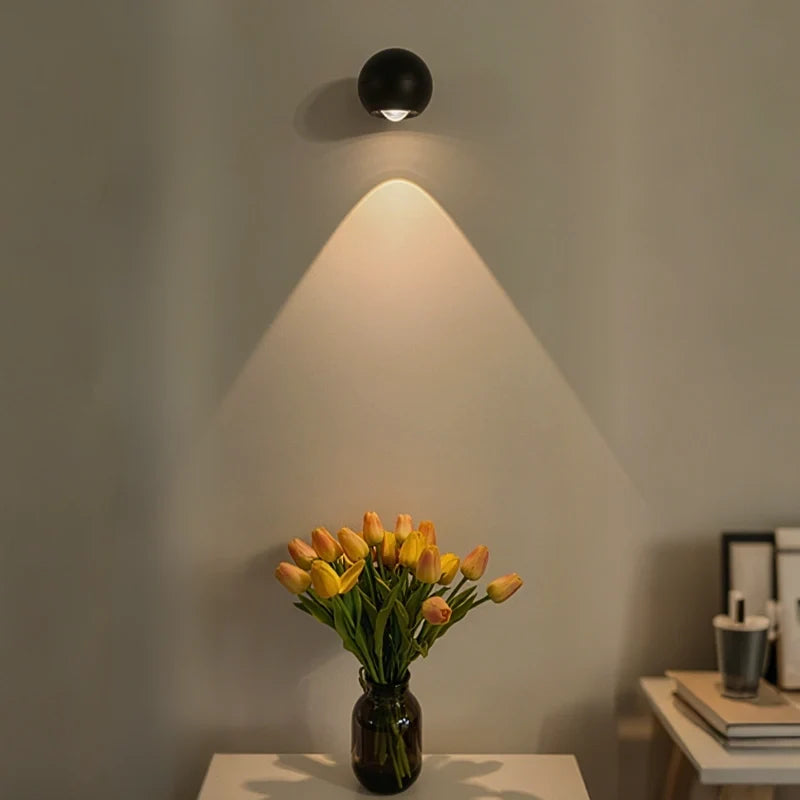 Rechargeable Spotlight Magnetic 360 Rotatable with 45-Minute Timer
