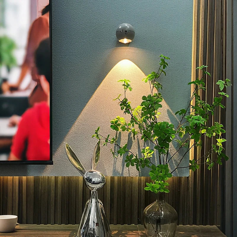 Rechargeable Spotlight Magnetic 360 Rotatable with 45-Minute Timer