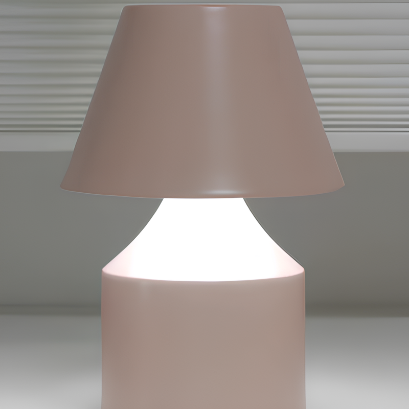 Rechargeable Table Lamp | Cordless Touch Control, Stepless Dimming | Iron & Acrylic, 16 x 11 cm, 10-Hour Battery