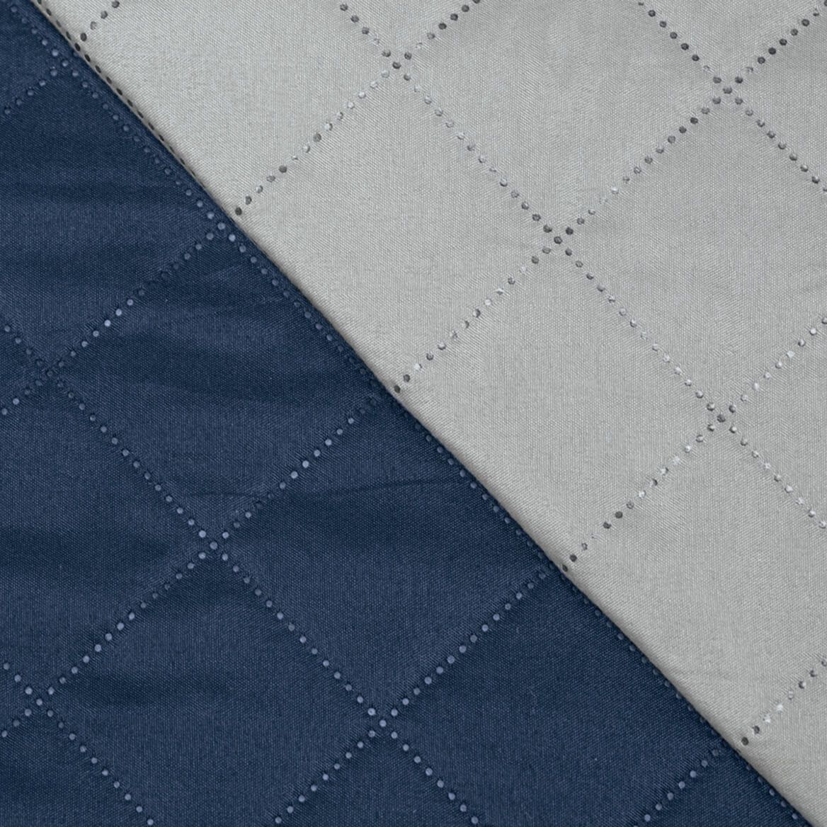 Reversible Sofa Cover Microfiber 198 cm Wide | Quilted, 2-Colour Design | Protects Against Spills, Stains and Wear
