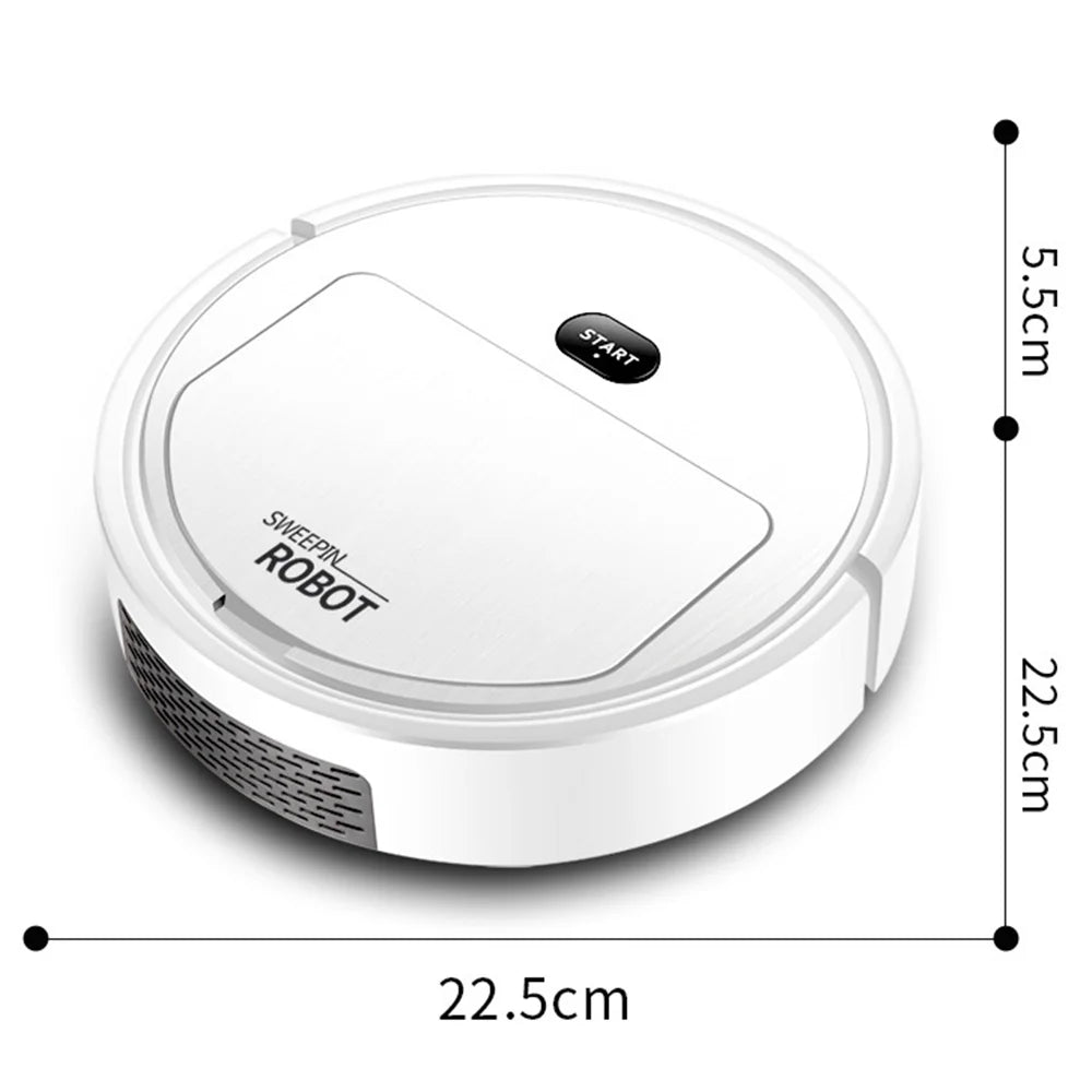 Robot Vacuum Cleaner | Slim Round Body, One-Button Start