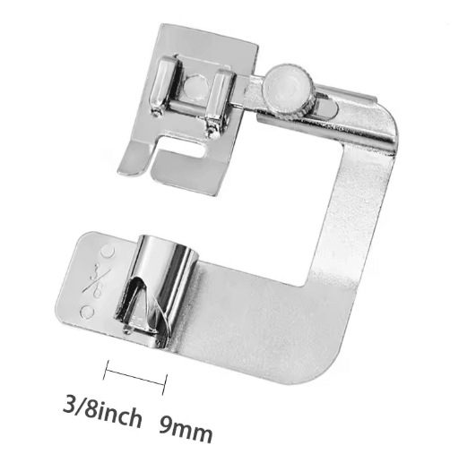 Rolled Hem Presser Foot Set 9-25 mm | 4 Snap-On Sizes for Domestic Sewing Machines | Neat Narrow Hems Without Bulk