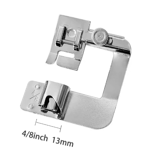 Rolled Hem Presser Foot Set 9-25 mm | 4 Snap-On Sizes for Domestic Sewing Machines | Neat Narrow Hems Without Bulk