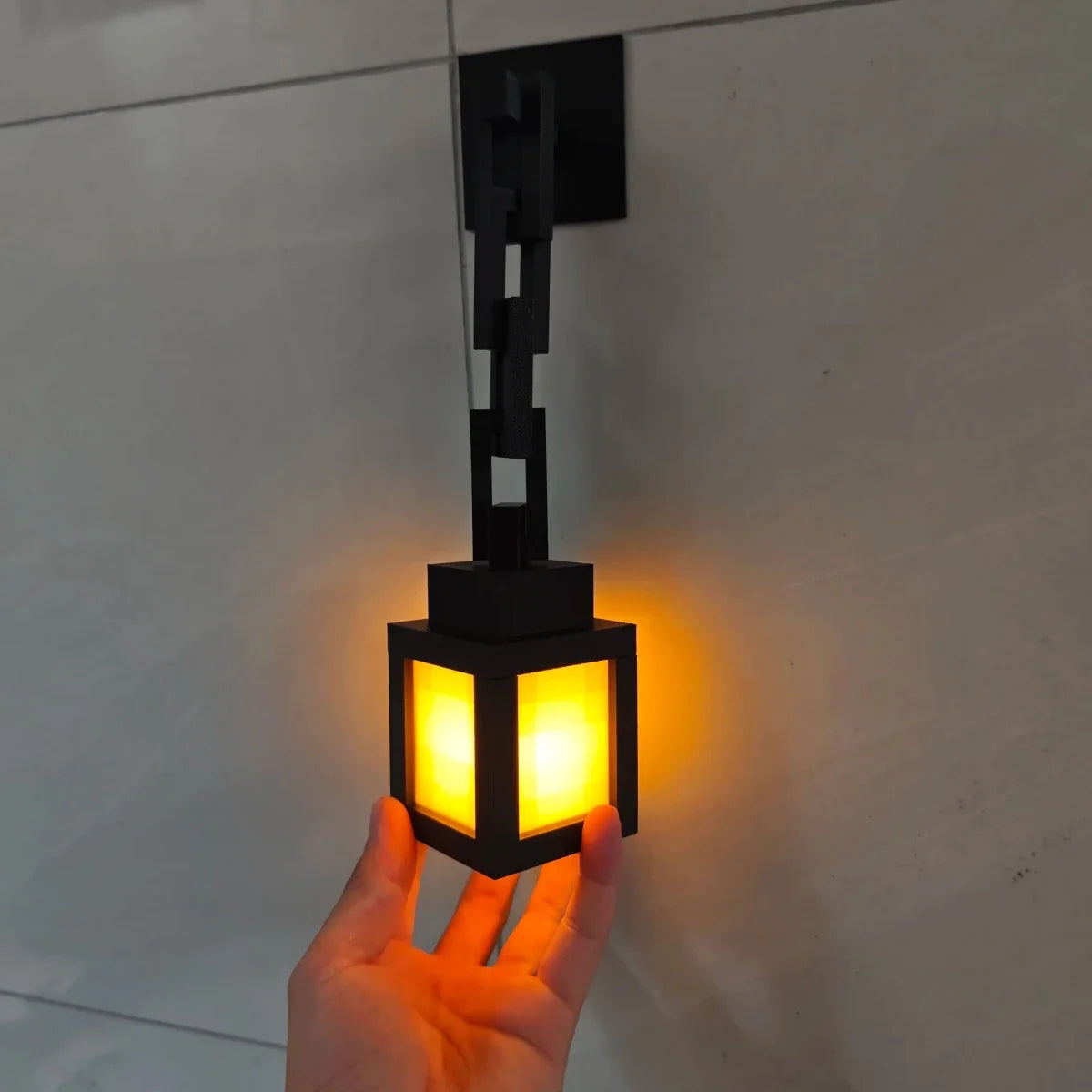 Pixel LED Night Light Rechargeable | Retro Gaming Design for Desk, Bedside & Setup | Cordless Ambient Lighting 12