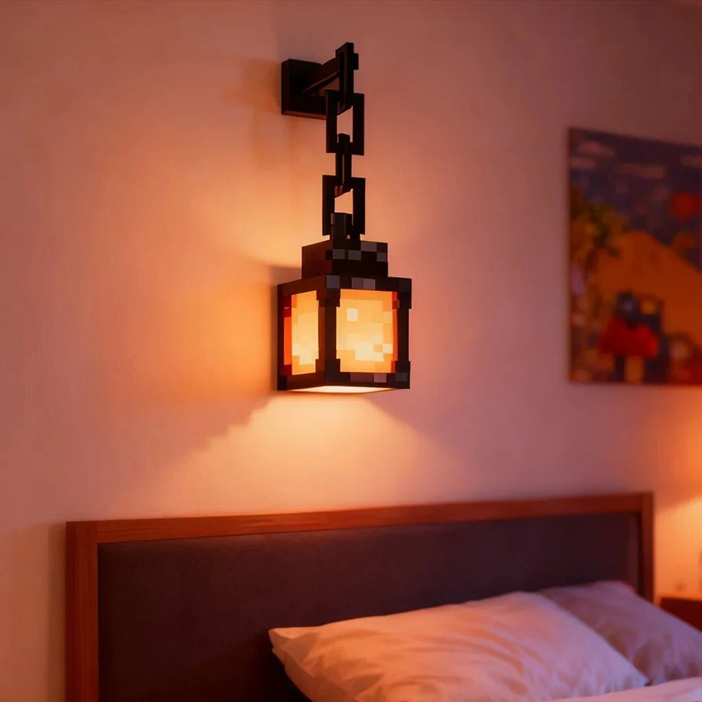 Pixel LED Night Light Rechargeable | Retro Gaming Design for Desk, Bedside & Setup | Cordless Ambient Lighting 4