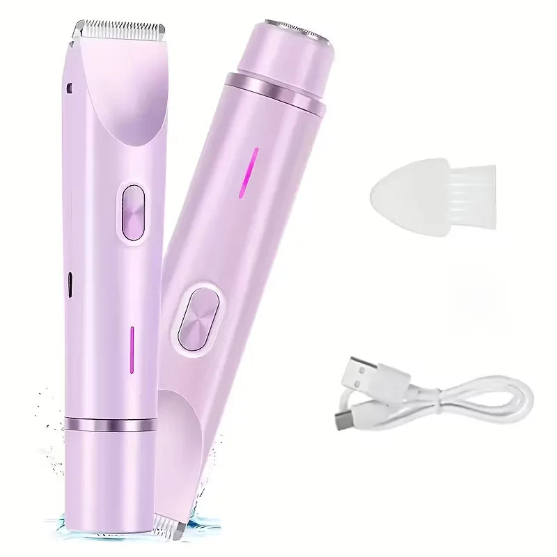 Shaver | Women's 2-in-1 Cordless Trimmer and Rotary Foil Head Set