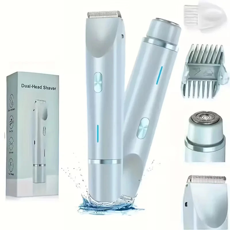 Shaver for Women | 2-in-1 Wet & Dry Cordless Electric Body Trimmer