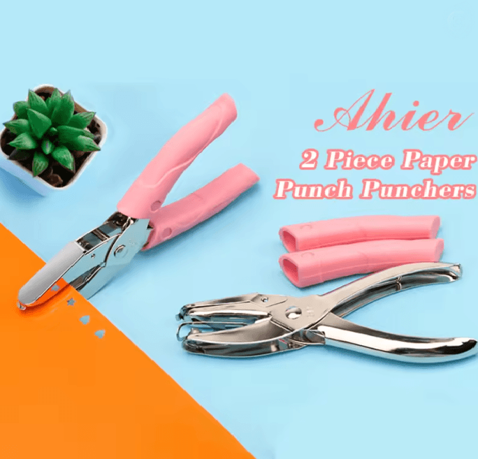 Single Hole Craft Punch Metal Cutting Core | Star Heart Circle Shapes | Clean One-Press Cutouts for Scrapbooking & DIY