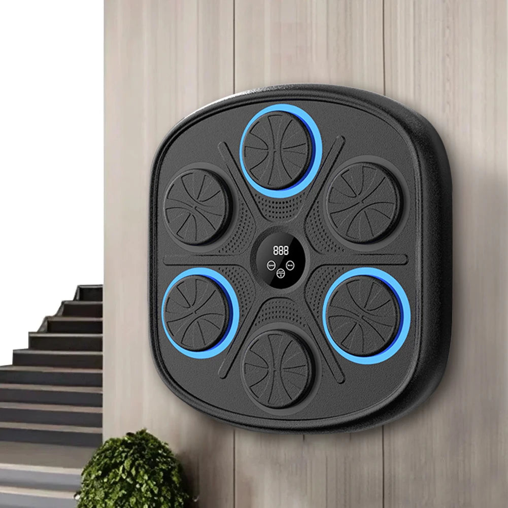 Smart Boxing Trainer - Wall-Mounted Music Boxing Machine for Home Gym, Cardio & Reflex Training - Delveno