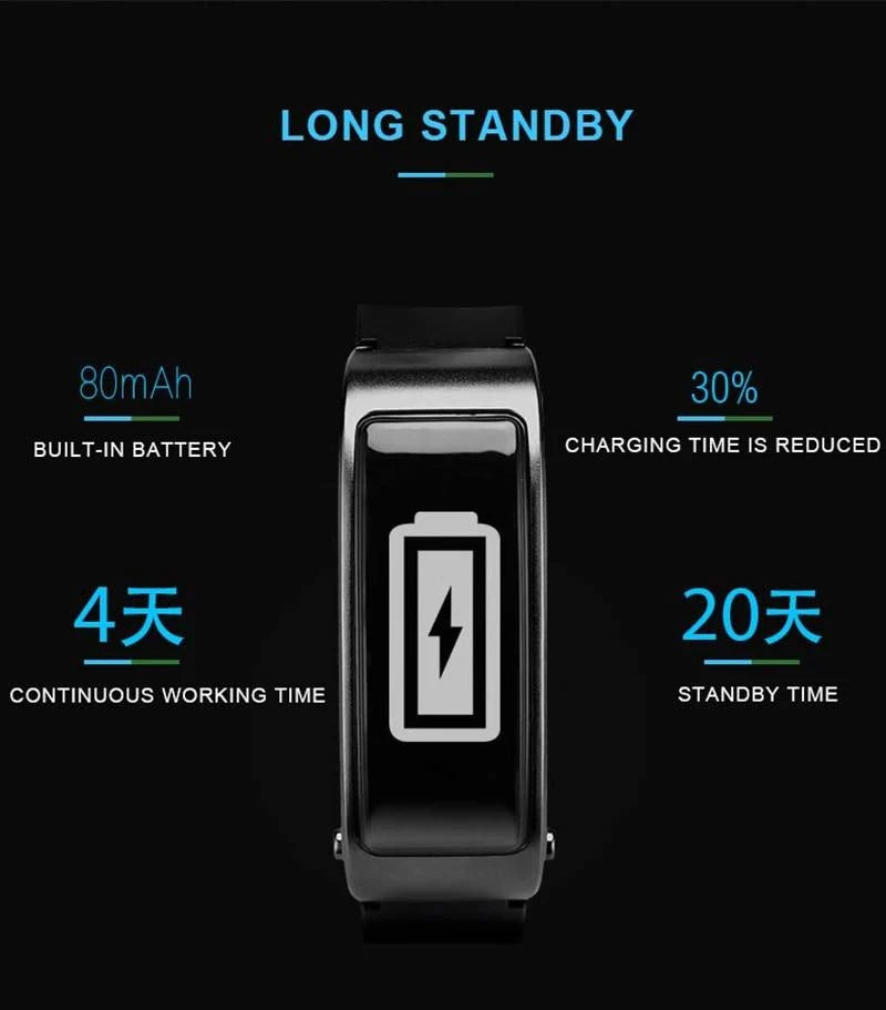 Smart Watch | Detachable Earpiece, Narrow Band Screen