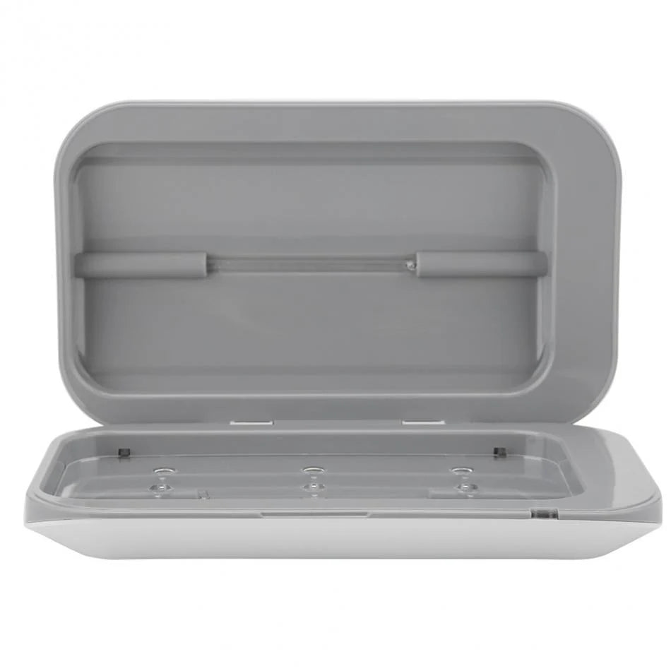 Smartphone Sanitizer | Hinged Case, Lamp In The Lid