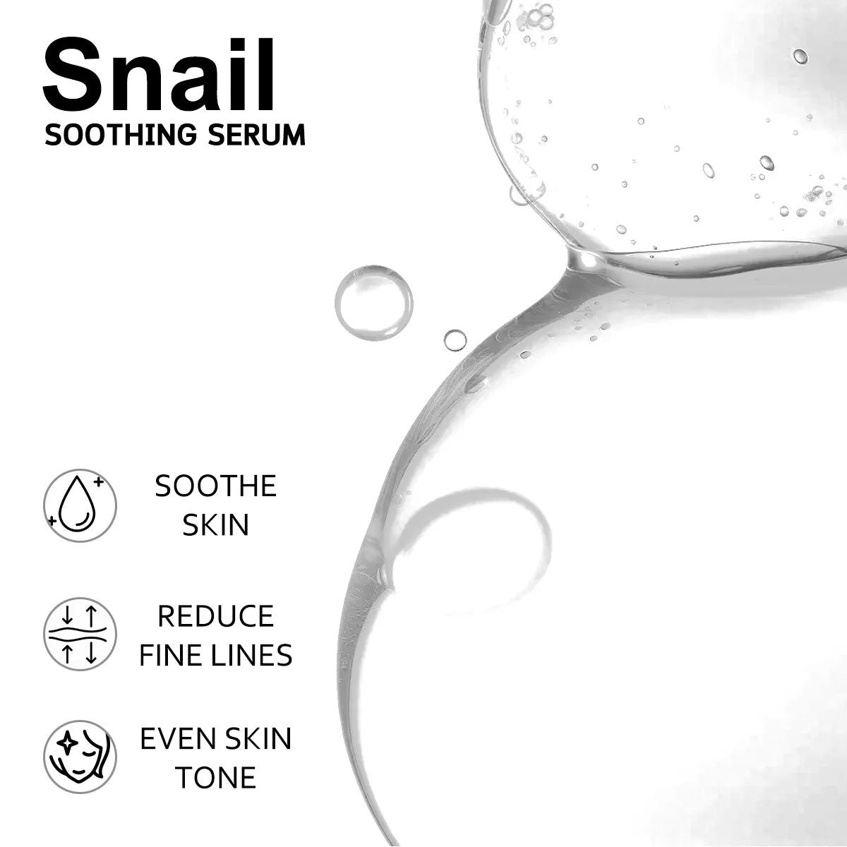Snail Mucin Facial Serum for Women | 92% Snail Mucin Essence, 100ml | Repairs Skin Barrier & Deeply Hydrates Dry, Sensitive Skin